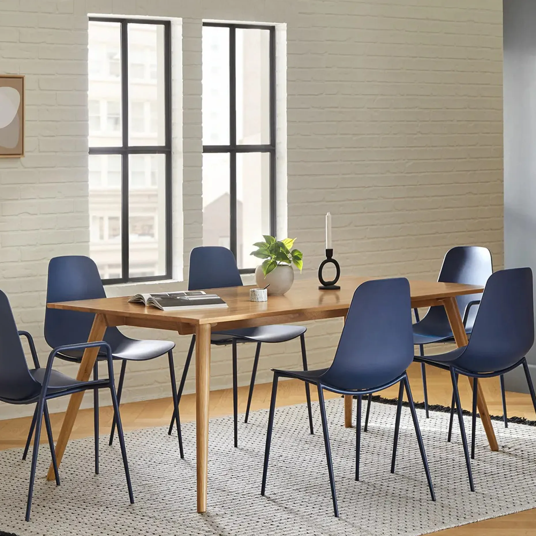 Seno 71" Dining Table - Oak