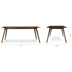 Seno 71" Dining Table - Walnut