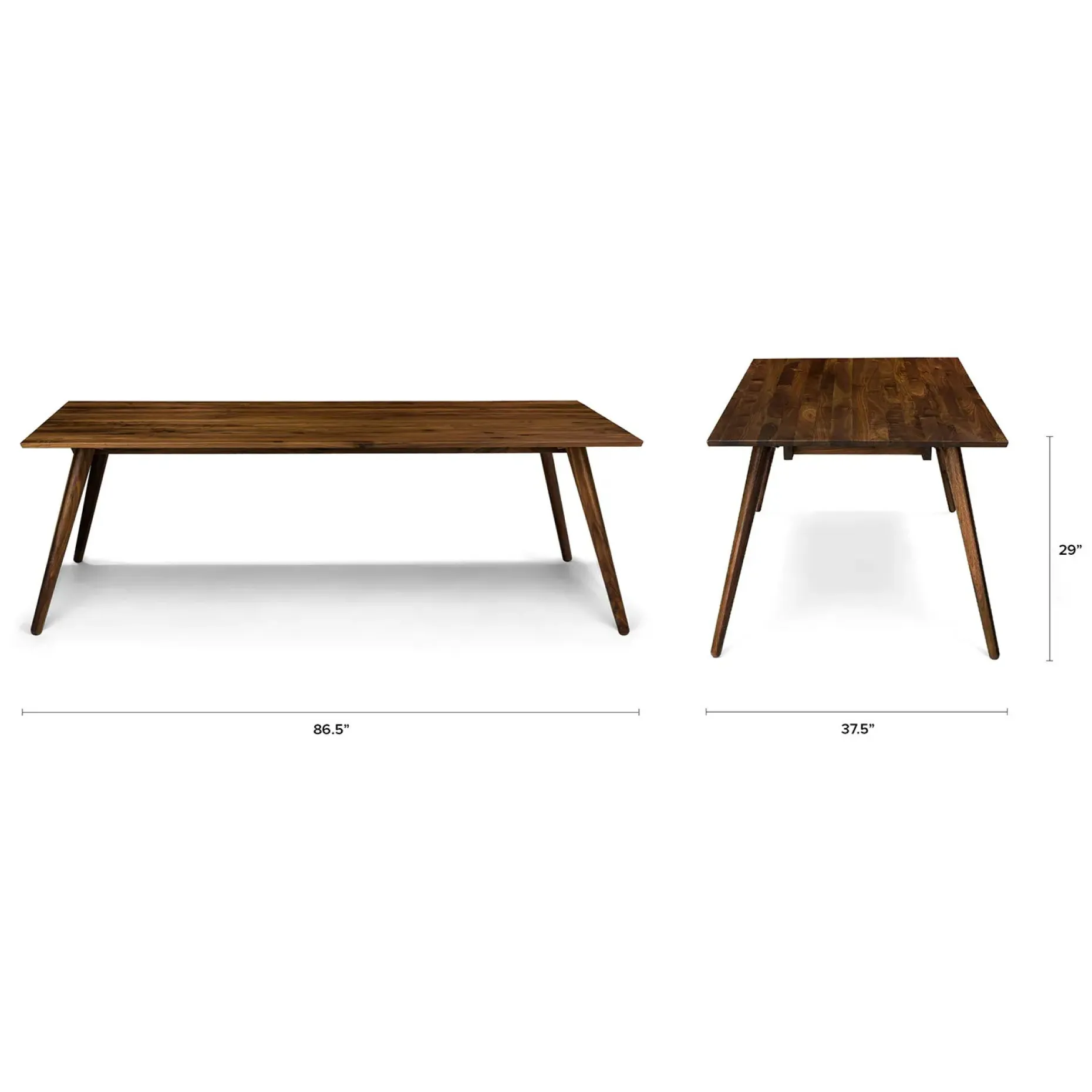 Seno 86.5" Dining Table - Walnut