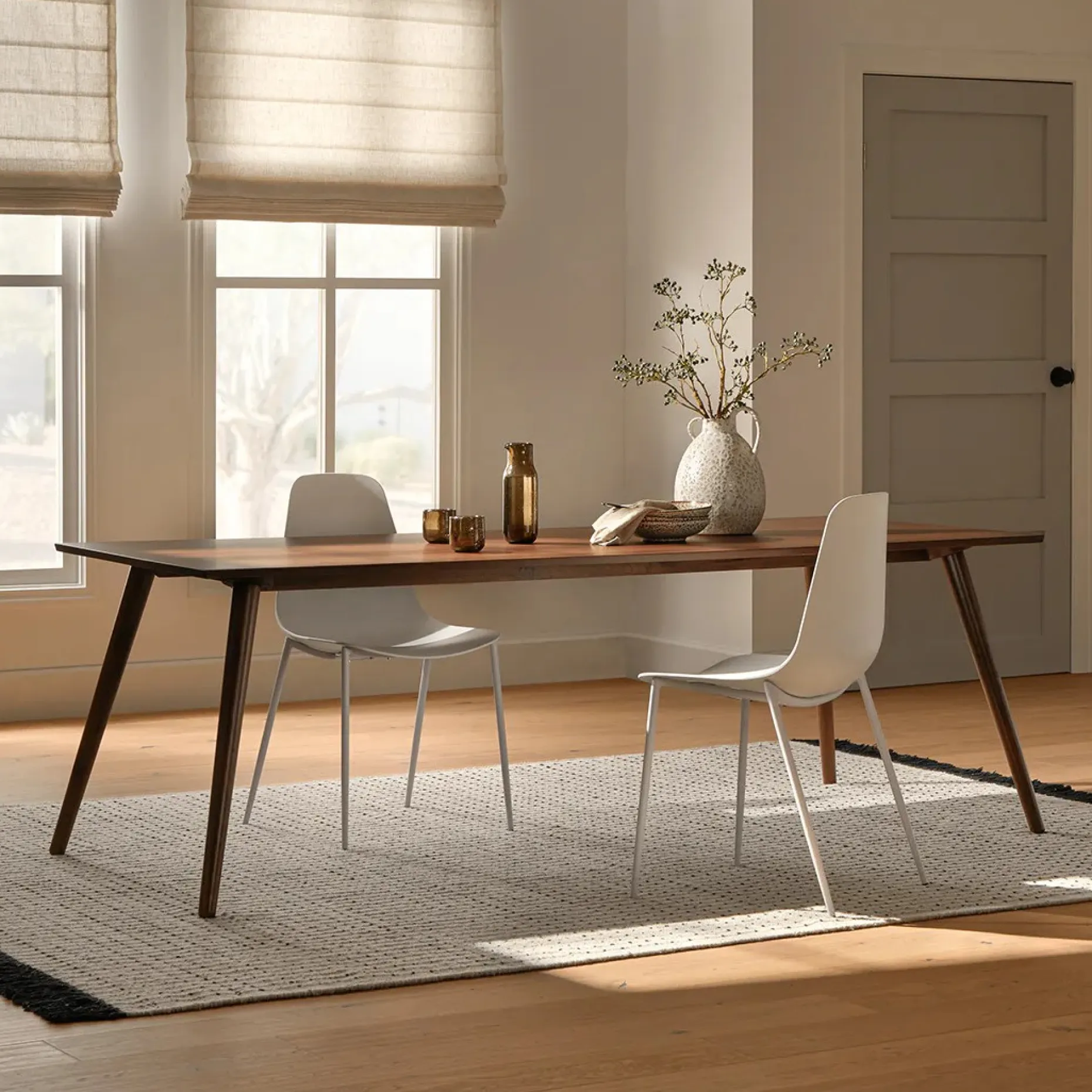 Seno 86.5" Dining Table - Walnut