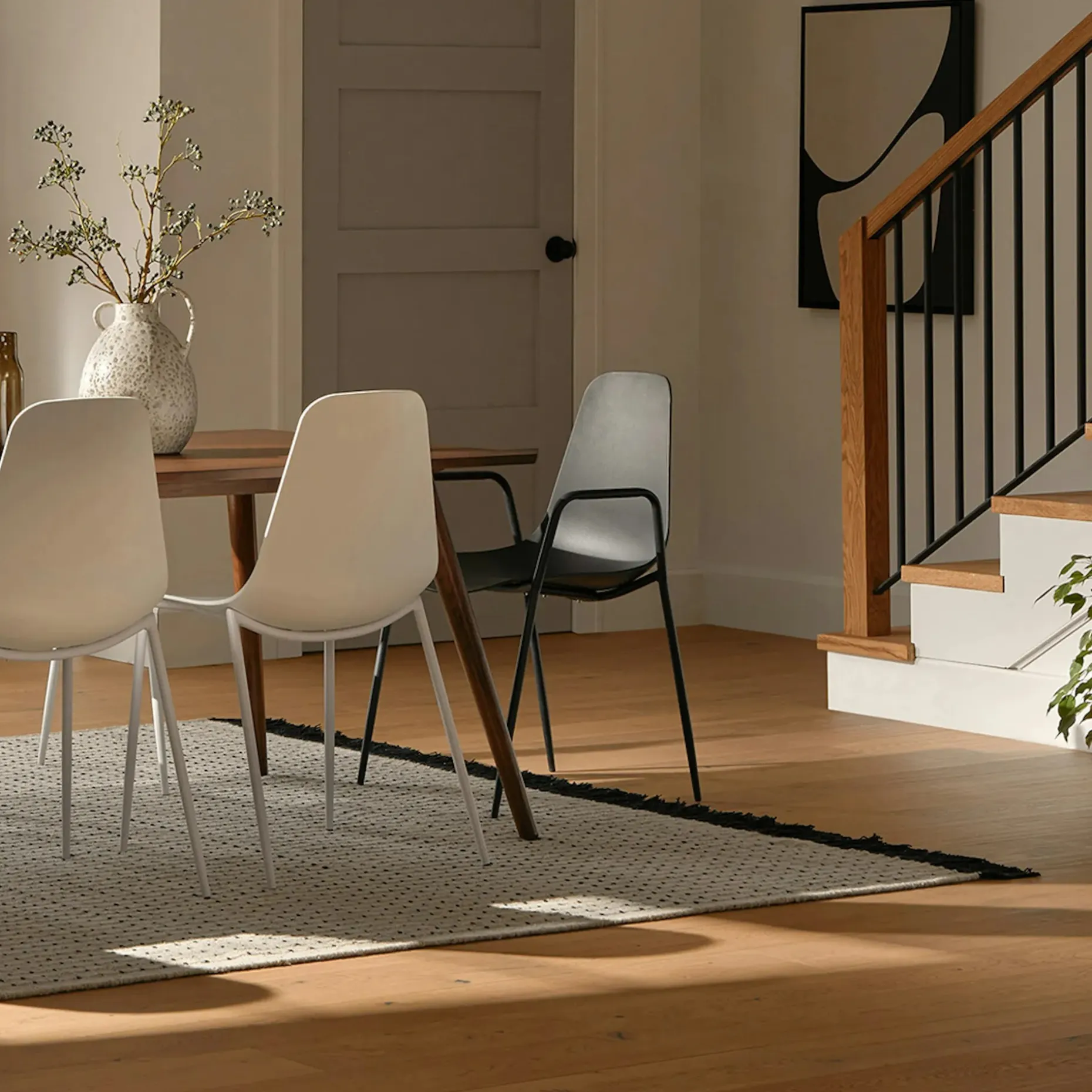 Seno 86.5" Dining Table - Walnut