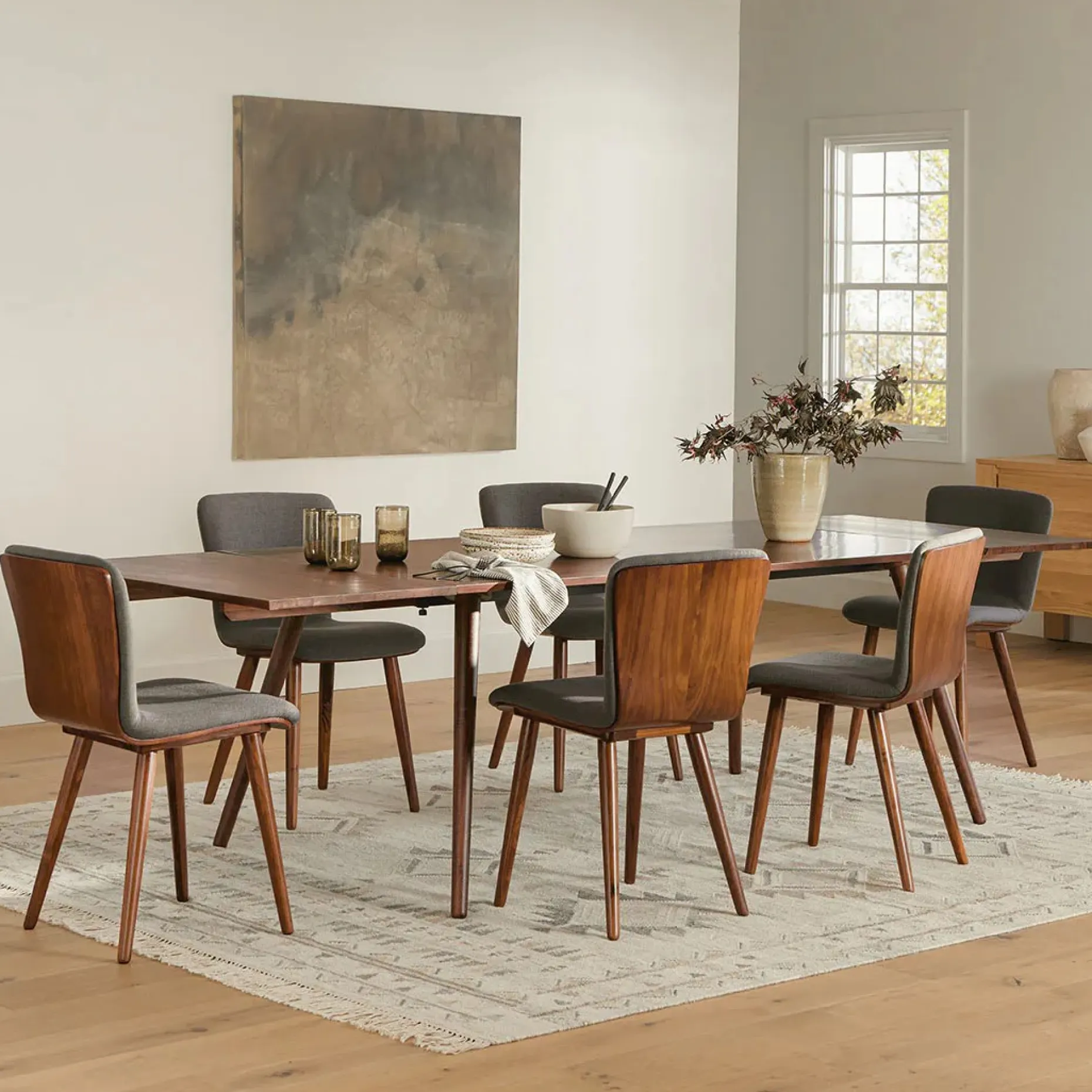 Seno 71" - 110" Extendable Dining Table - Walnut