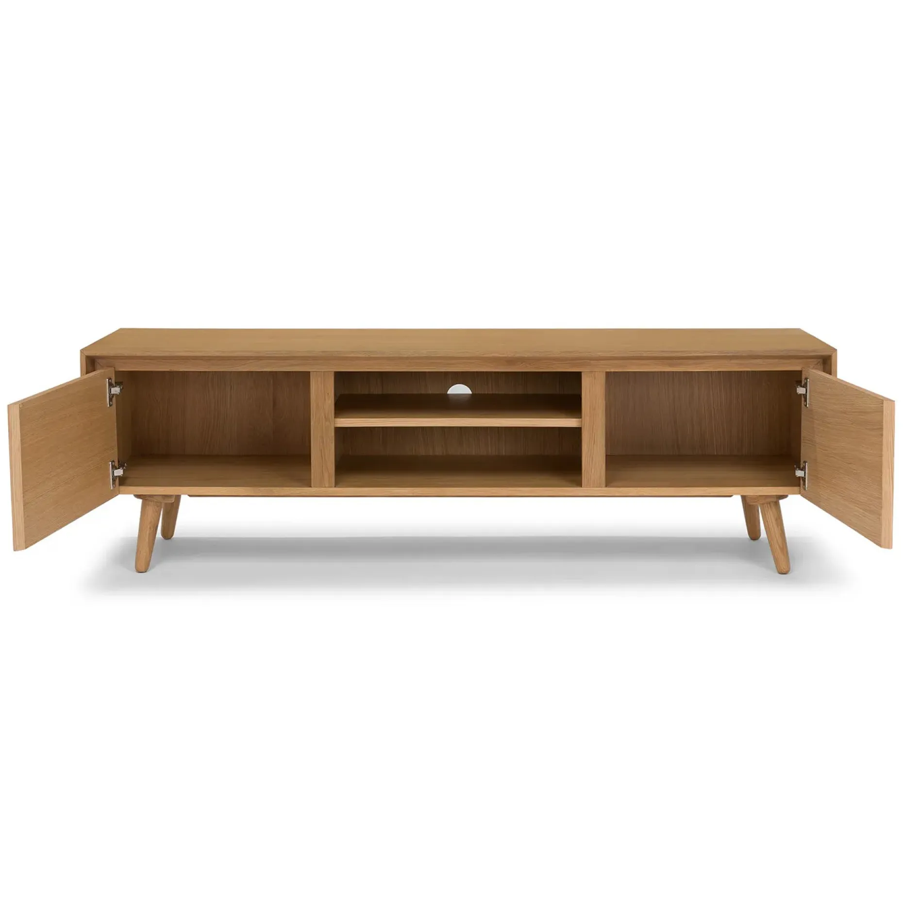 Seno 63" Low Media Unit - Oak