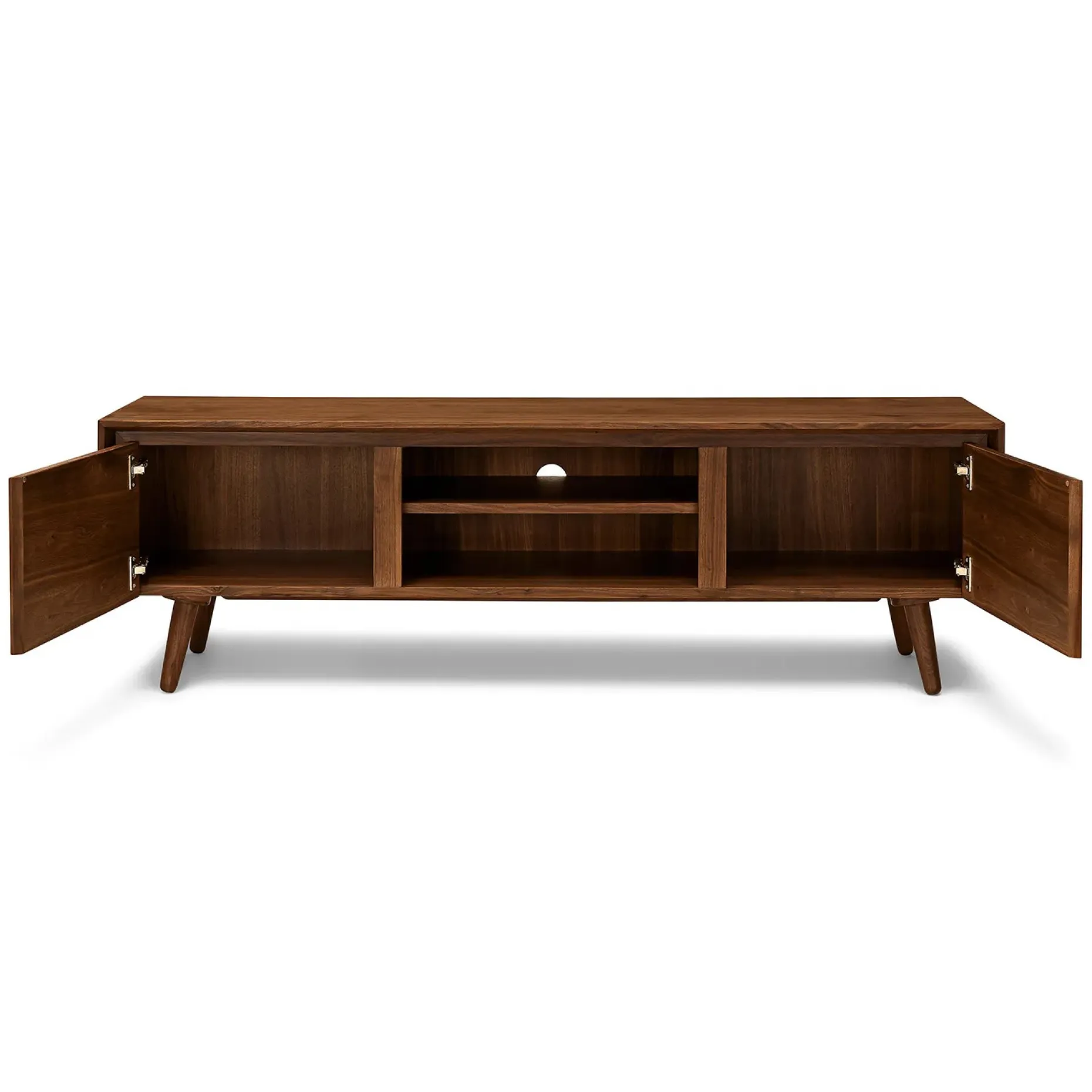 Seno 63" Low Media Unit - Walnut