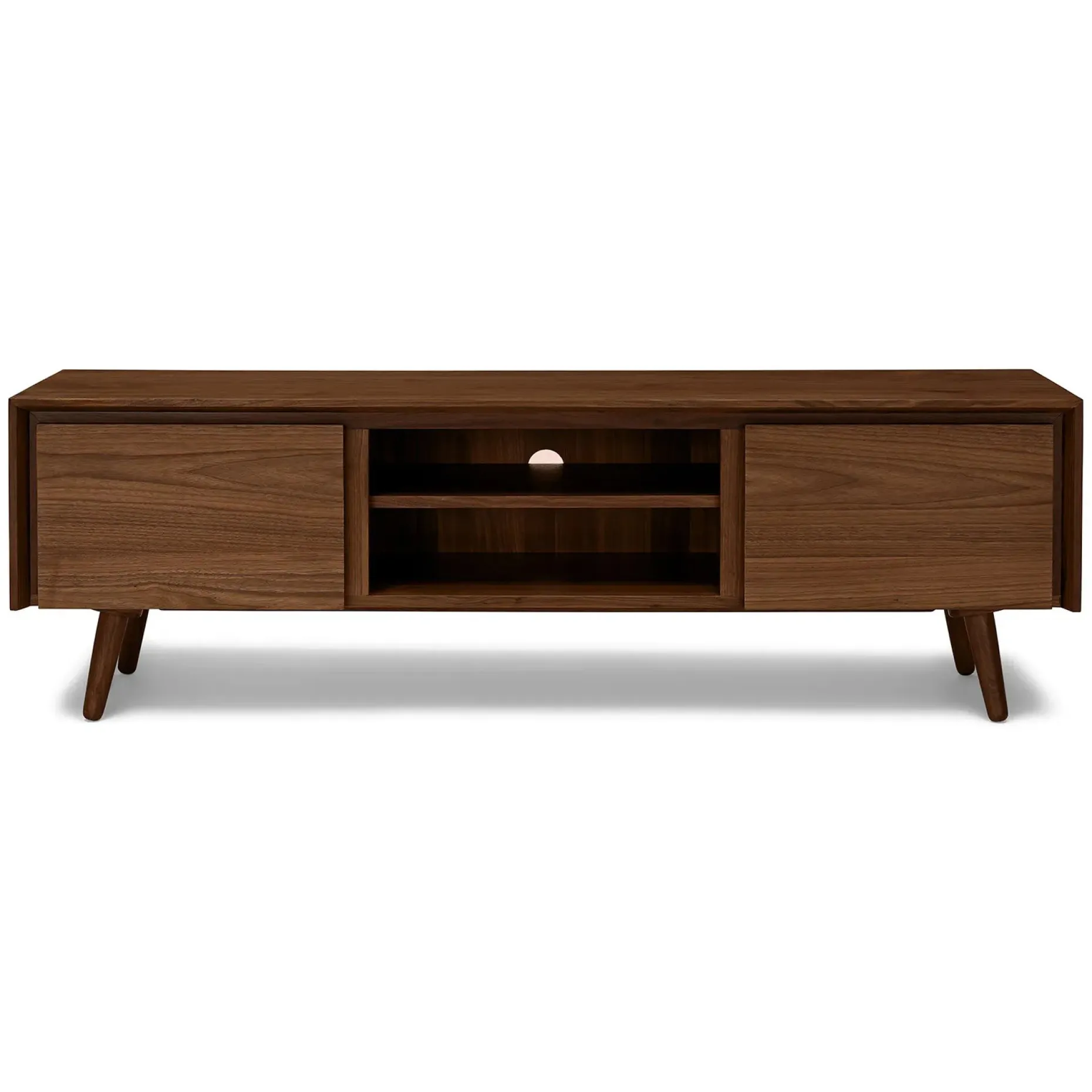 Seno 63" Low Media Unit - Walnut