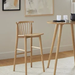 Seno Round Bar Table - Oak