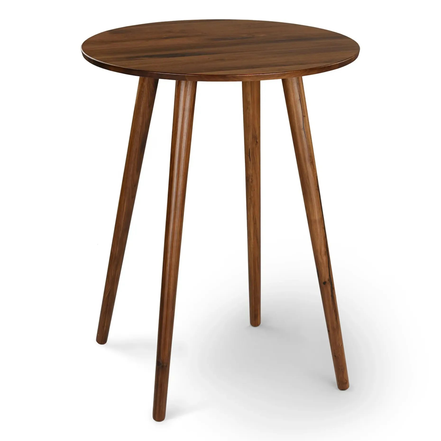 Seno Round Bar Table - Walnut