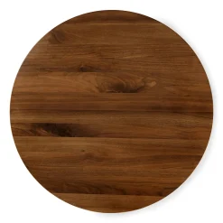 Seno Round Bar Table - Walnut