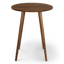 Seno Round Bar Table - Walnut