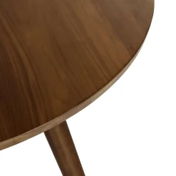 Seno 47" Round Dining Table - Walnut