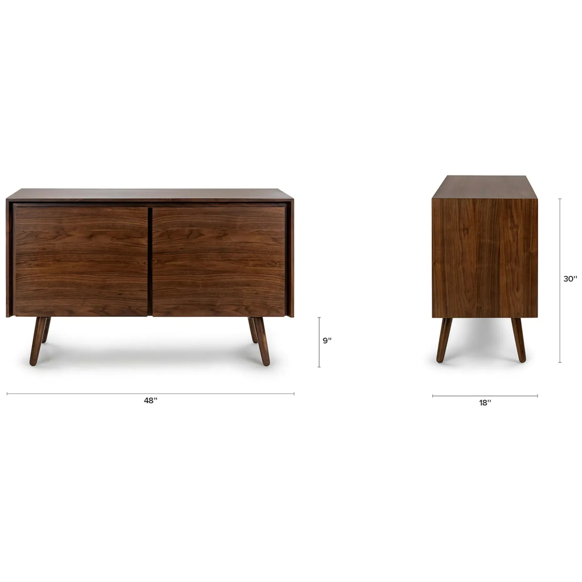 Seno 48" Sideboard - Walnut