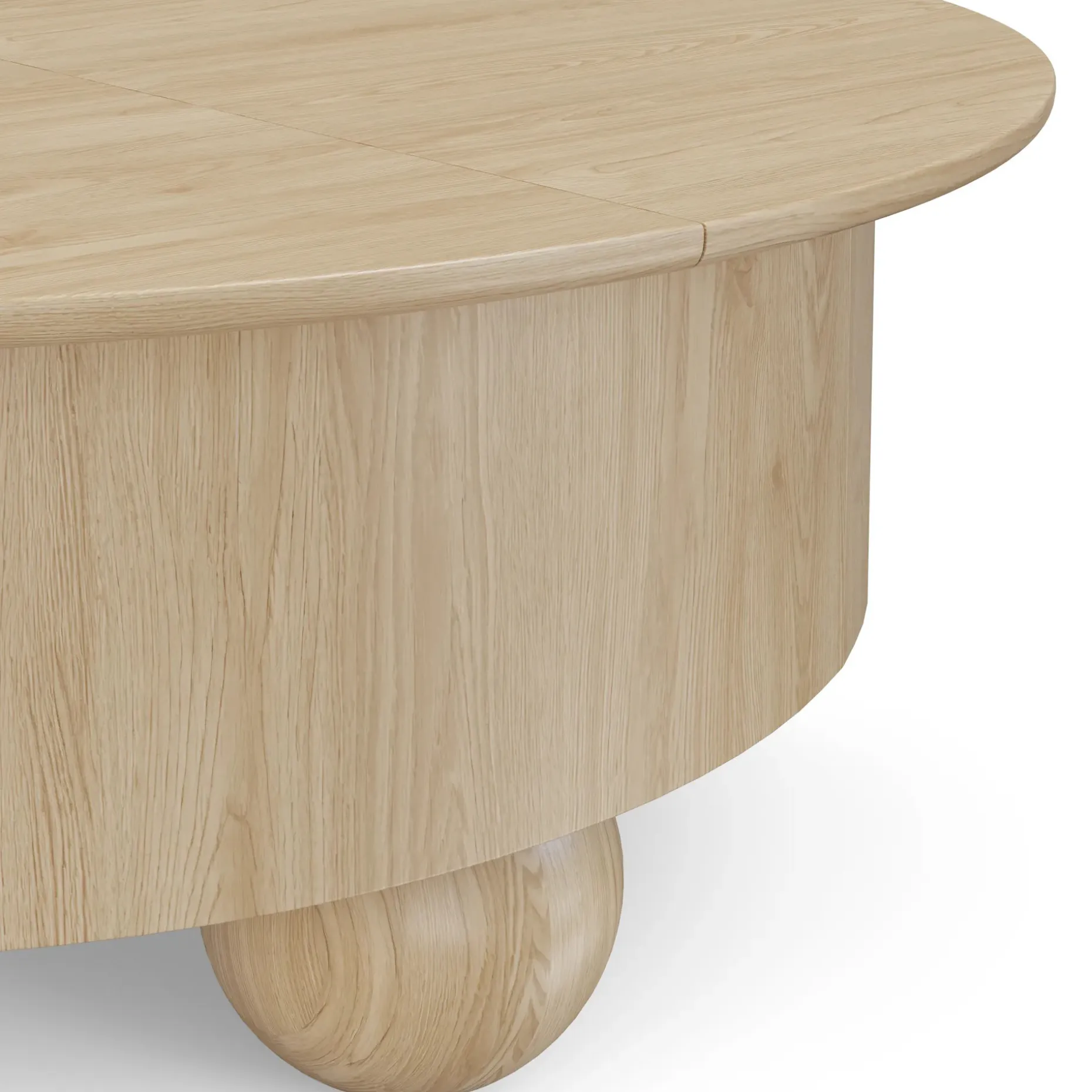 Sigrid 42.5" Storage Coffee Table - White Oak