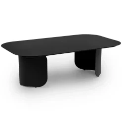 Skane 48" Outdoor Coffee Table - Black