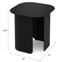 Skane Outdoor Side Table - Black