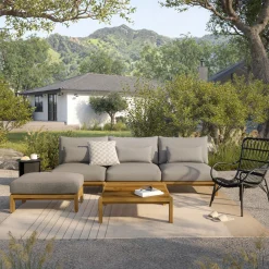 Skane Outdoor Side Table - Black