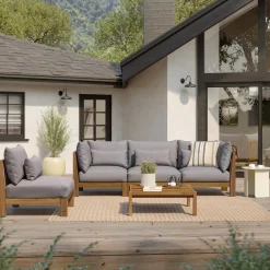 Skane Outdoor Side Table - Taupe