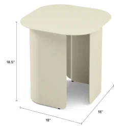 Skane Outdoor Side Table - Taupe