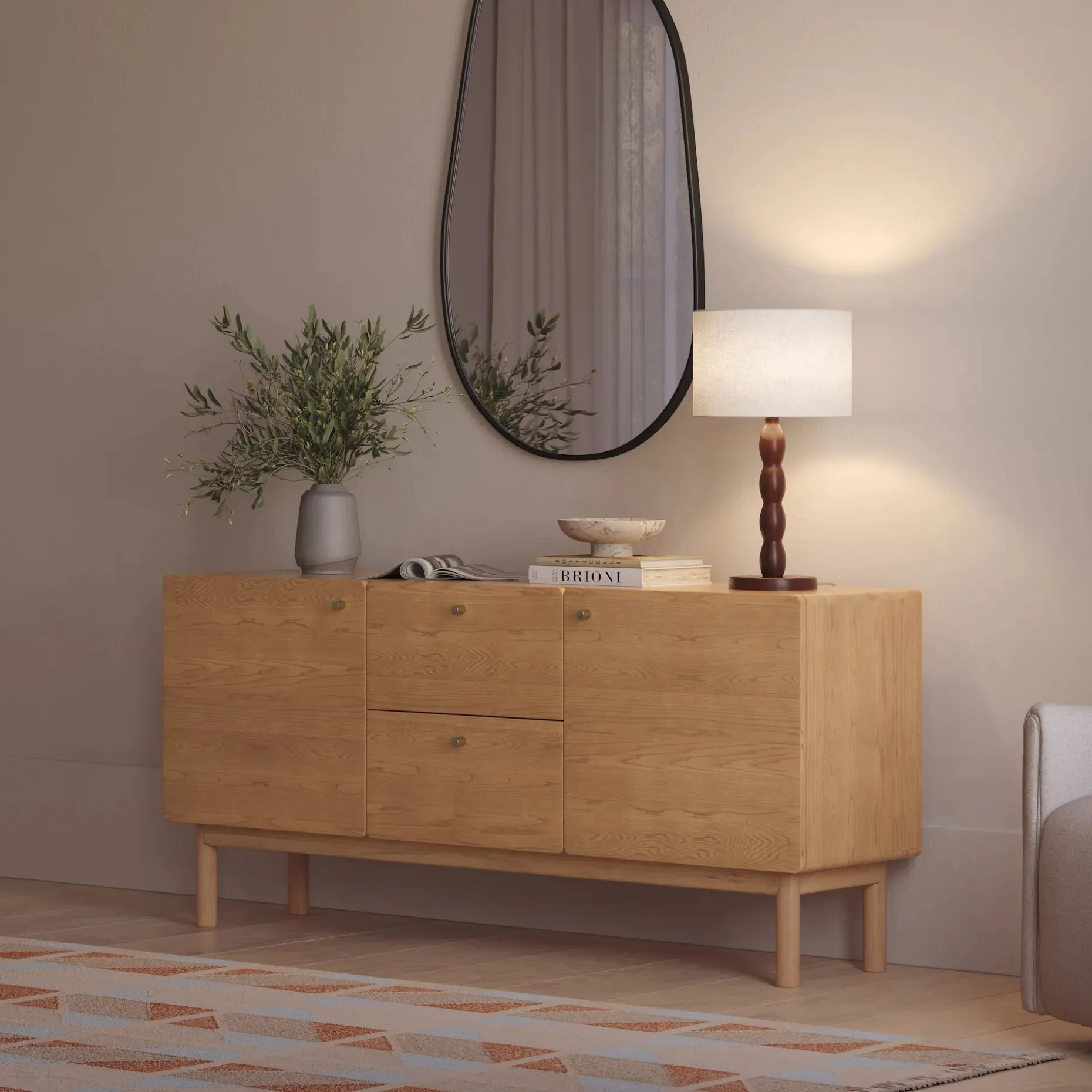 Sloane Table Lamp - Cherry