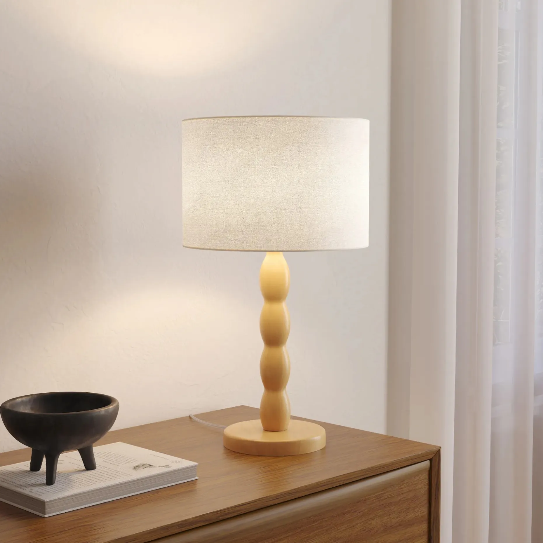 Sloane Table Lamp - Natural Oak