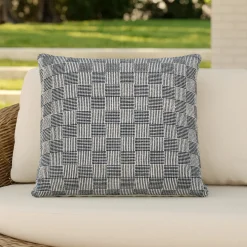 Smilla Indoor/Outdoor Pillow - Dusk Blue