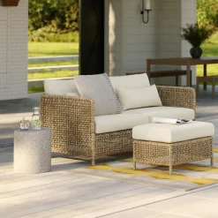 Solina Outdoor Stool - Gray Terrazzo