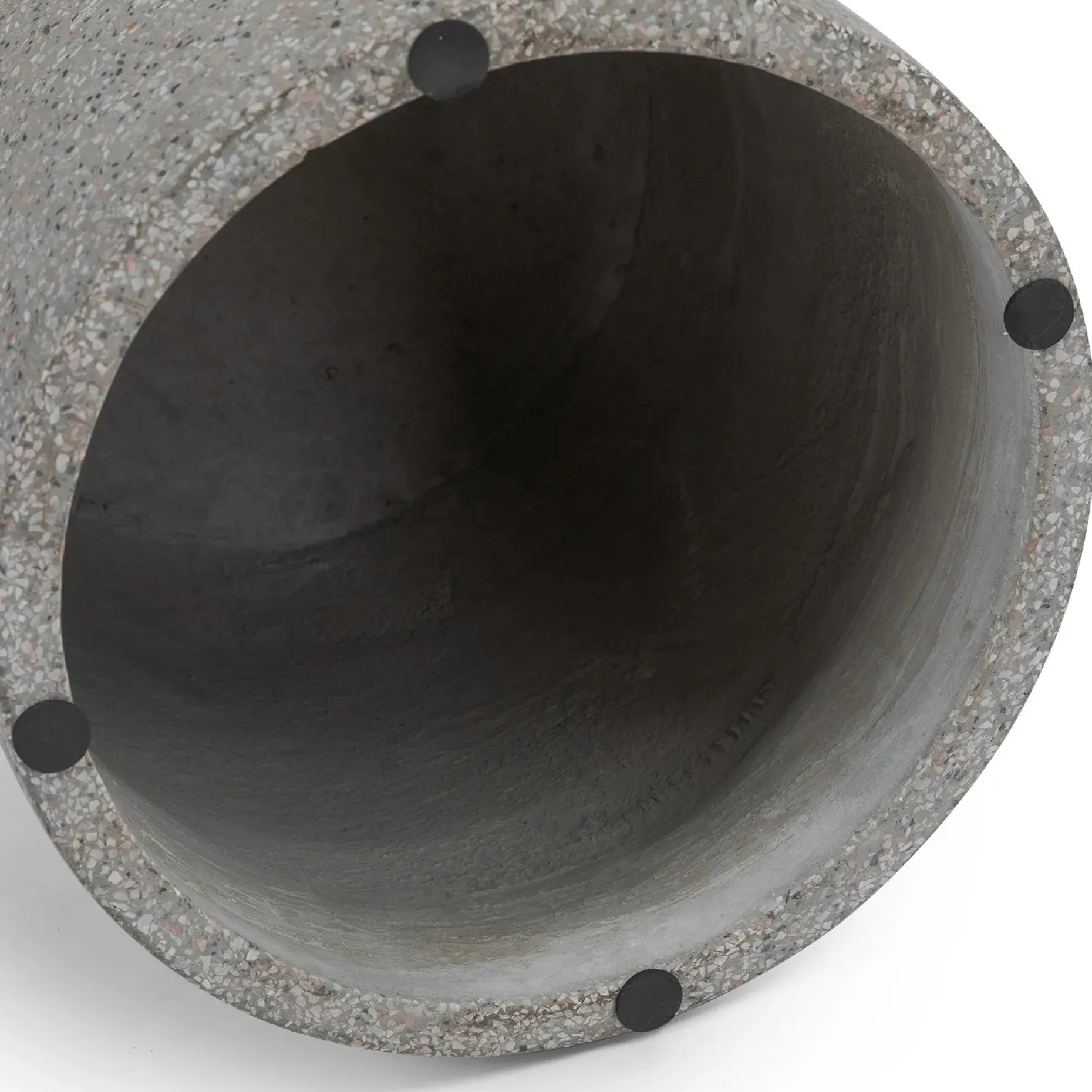 Solina Outdoor Stool - Gray Terrazzo