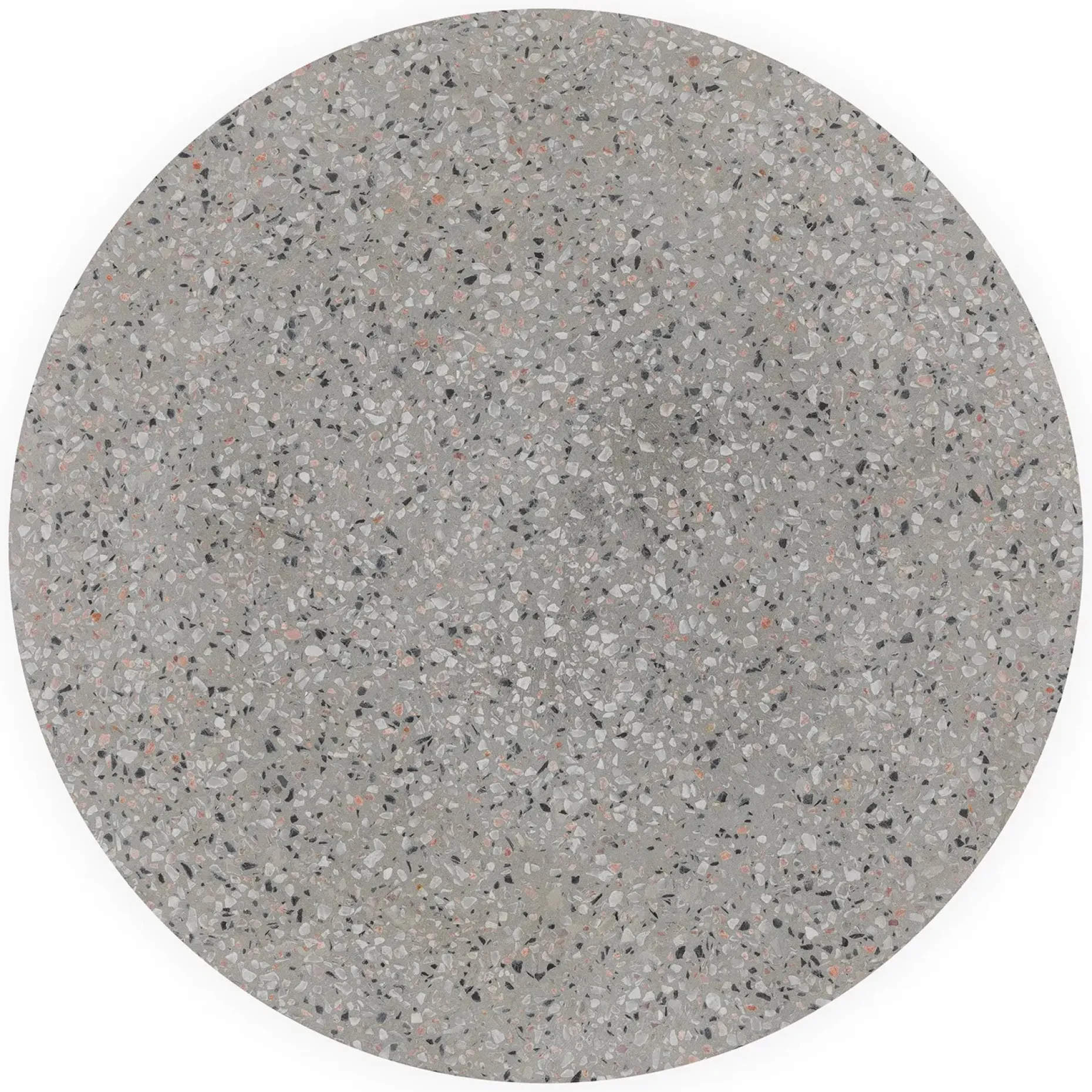 Solina Outdoor Stool - Gray Terrazzo
