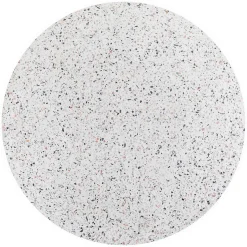 Solina Outdoor Stool - White Terrazzo