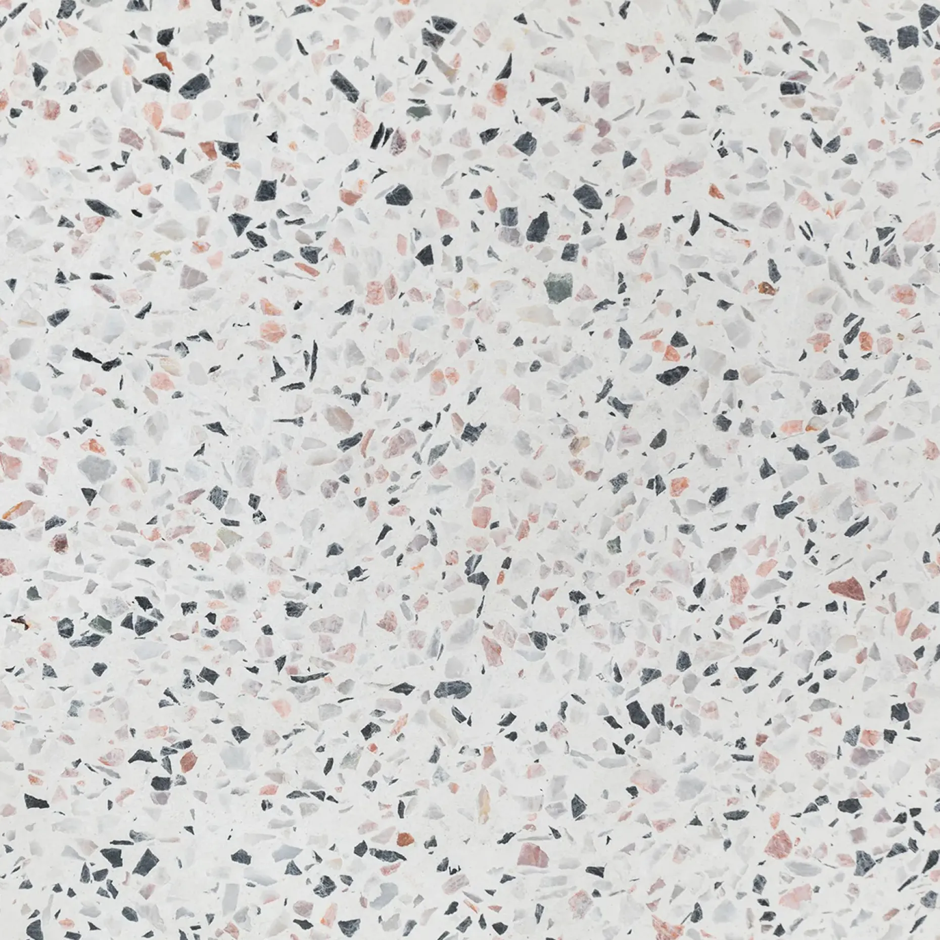 Solina Outdoor Stool - White Terrazzo