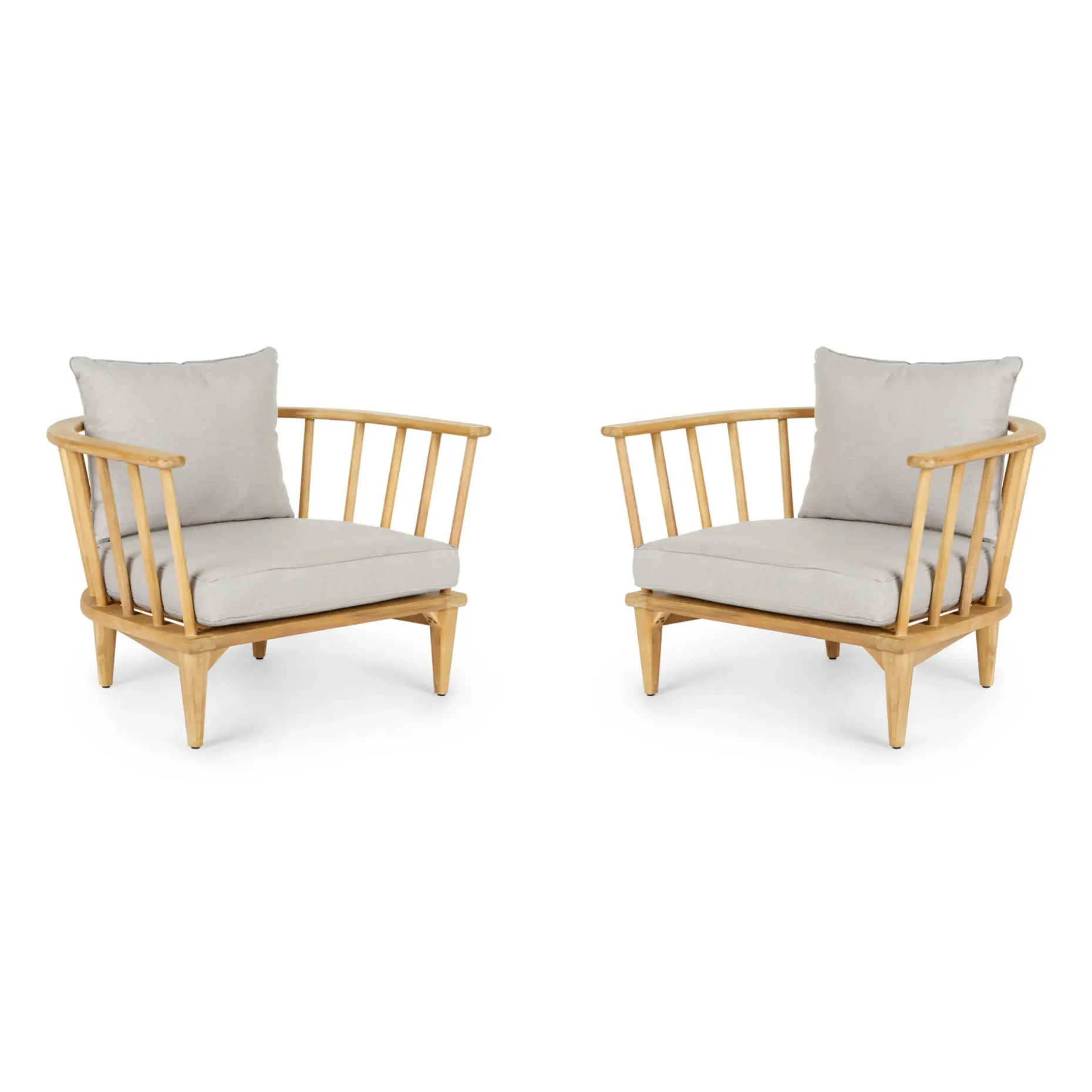 Sora 36.5" Outdoor Lounge Chair Set - Beach Sand