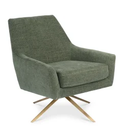Spin 30.5" Swivel Lounge Chair - Hestia Green