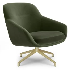 Sterling 33" Velvet Swivel Chair - Hale Fir Green