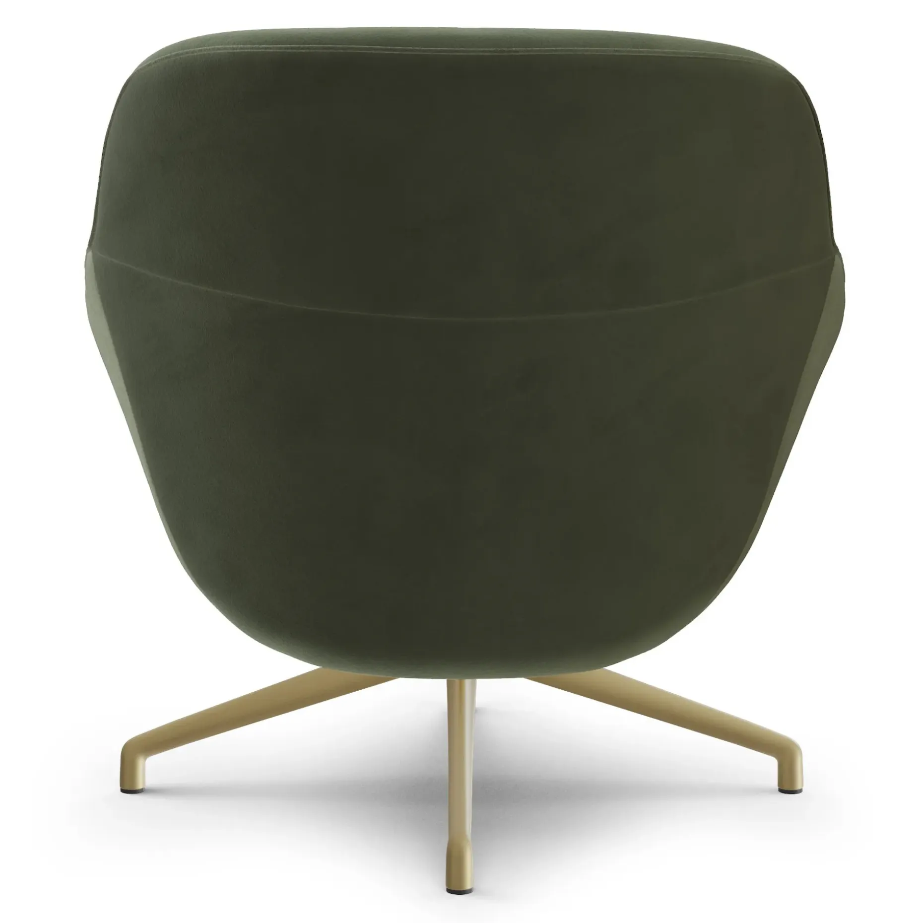 Sterling 33" Velvet Swivel Chair - Hale Fir Green