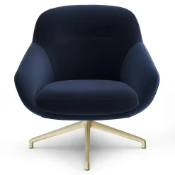 Sterling 33" Velvet Swivel Chair - Hale Ink