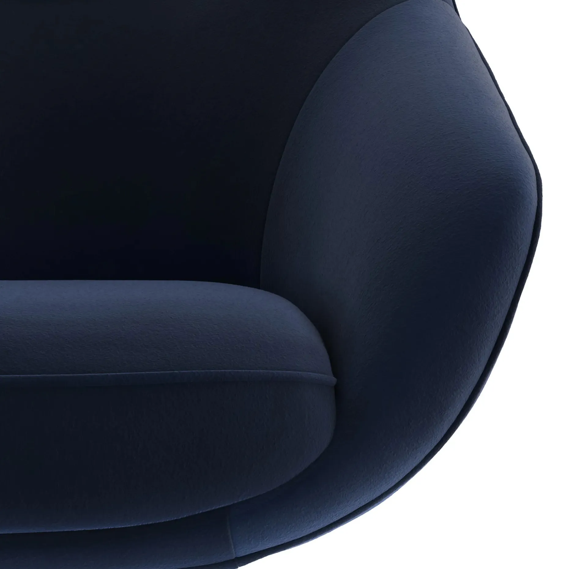 Sterling 33" Velvet Swivel Chair - Hale Ink
