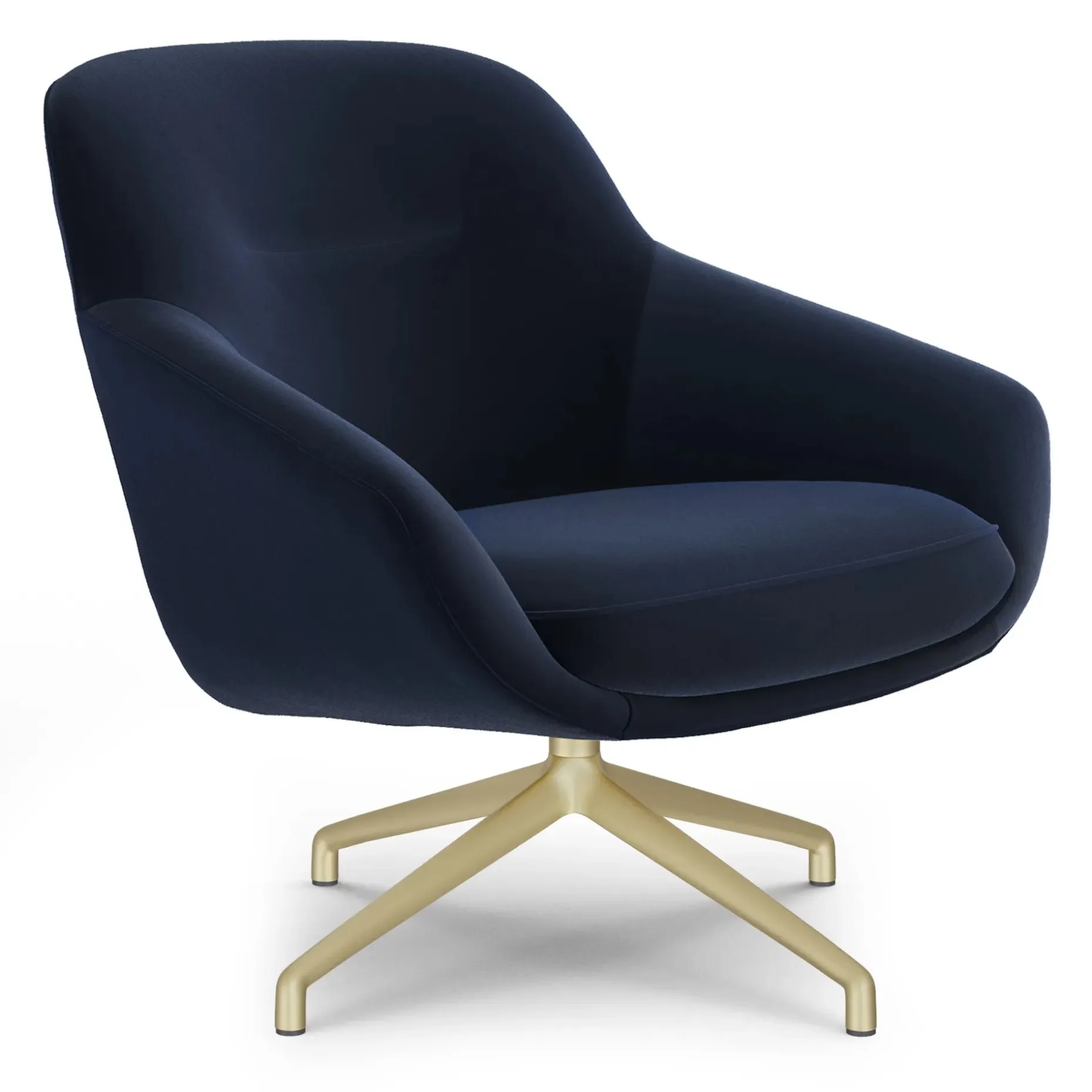 Sterling 33" Velvet Swivel Chair - Hale Ink