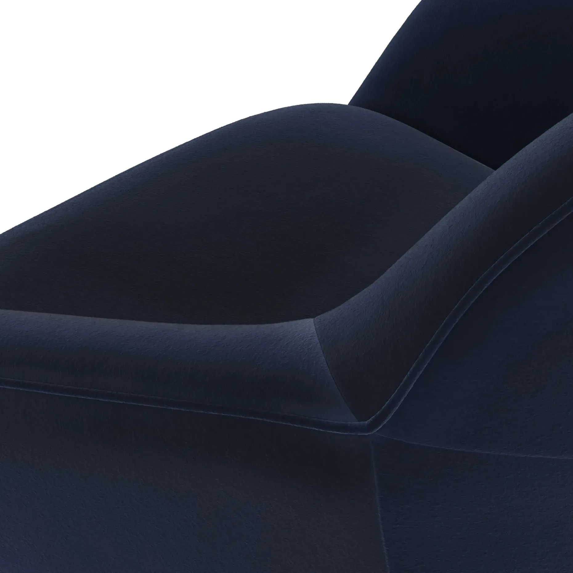 Sterling 33" Velvet Swivel Chair - Hale Ink