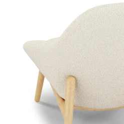 Sunny 32" Lounge Chair - Ivory Wool Bouclé