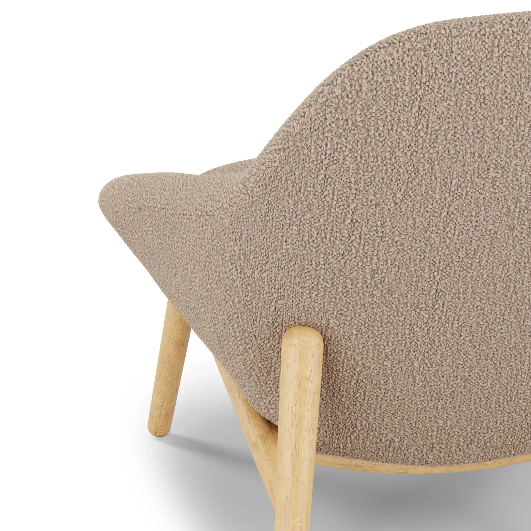 Sunny 32" Lounge Chair - Sandstone Wool Bouclé