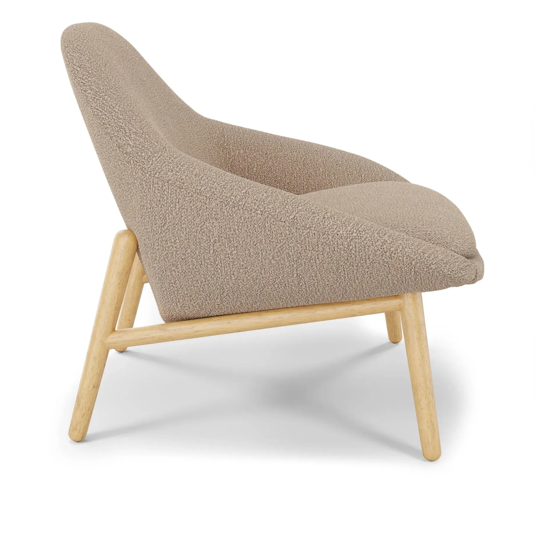 Sunny 32" Lounge Chair - Sandstone Wool Bouclé