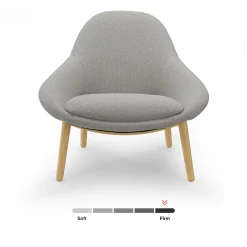 Sunny 32" Lounge Chair - Seasalt Gray