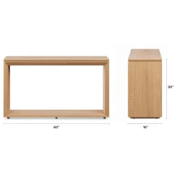 Suri 60" Console - White Oak