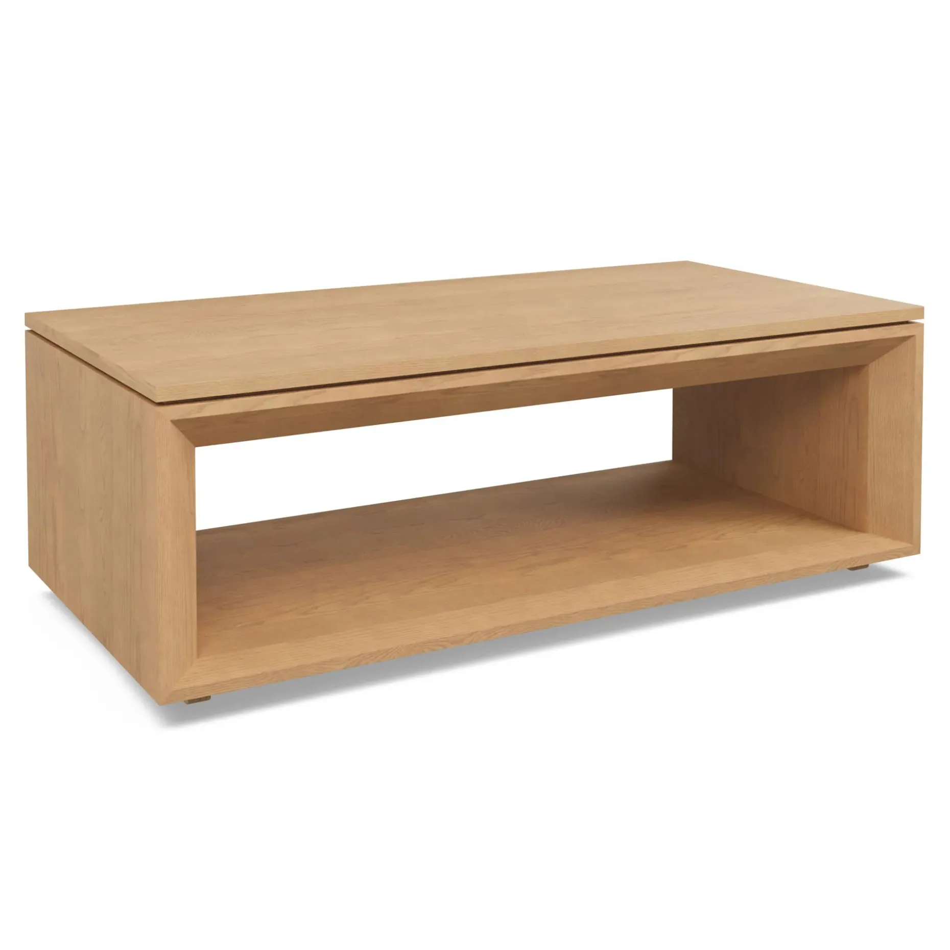 Suri 44" Rectangular Coffee Table - White Oak
