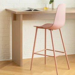 Svelti Bar Stool - Dusty Pink