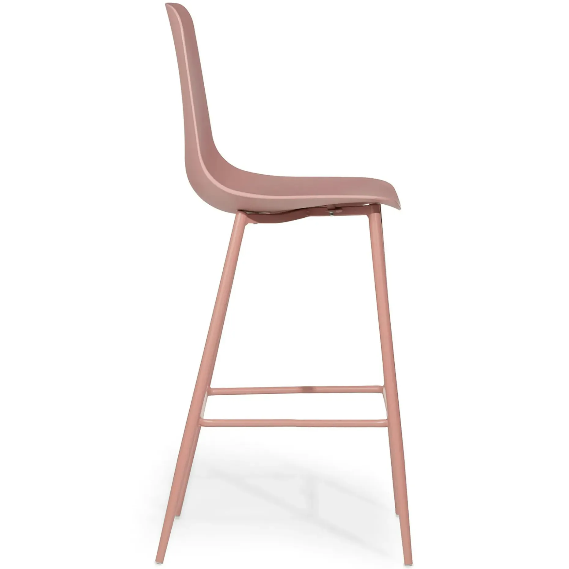 Svelti Bar Stool - Dusty Pink
