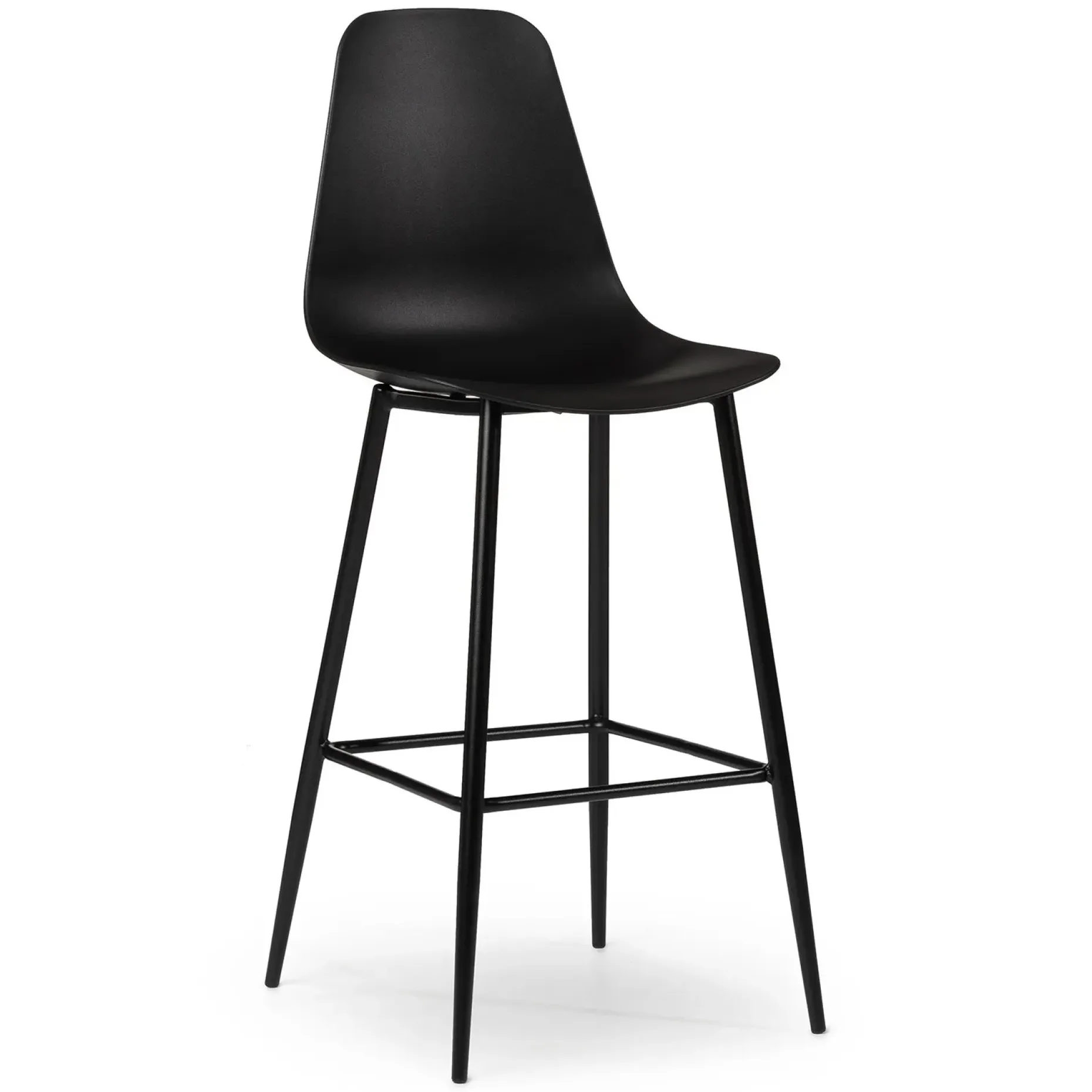 Svelti Bar Stool - Pure Black