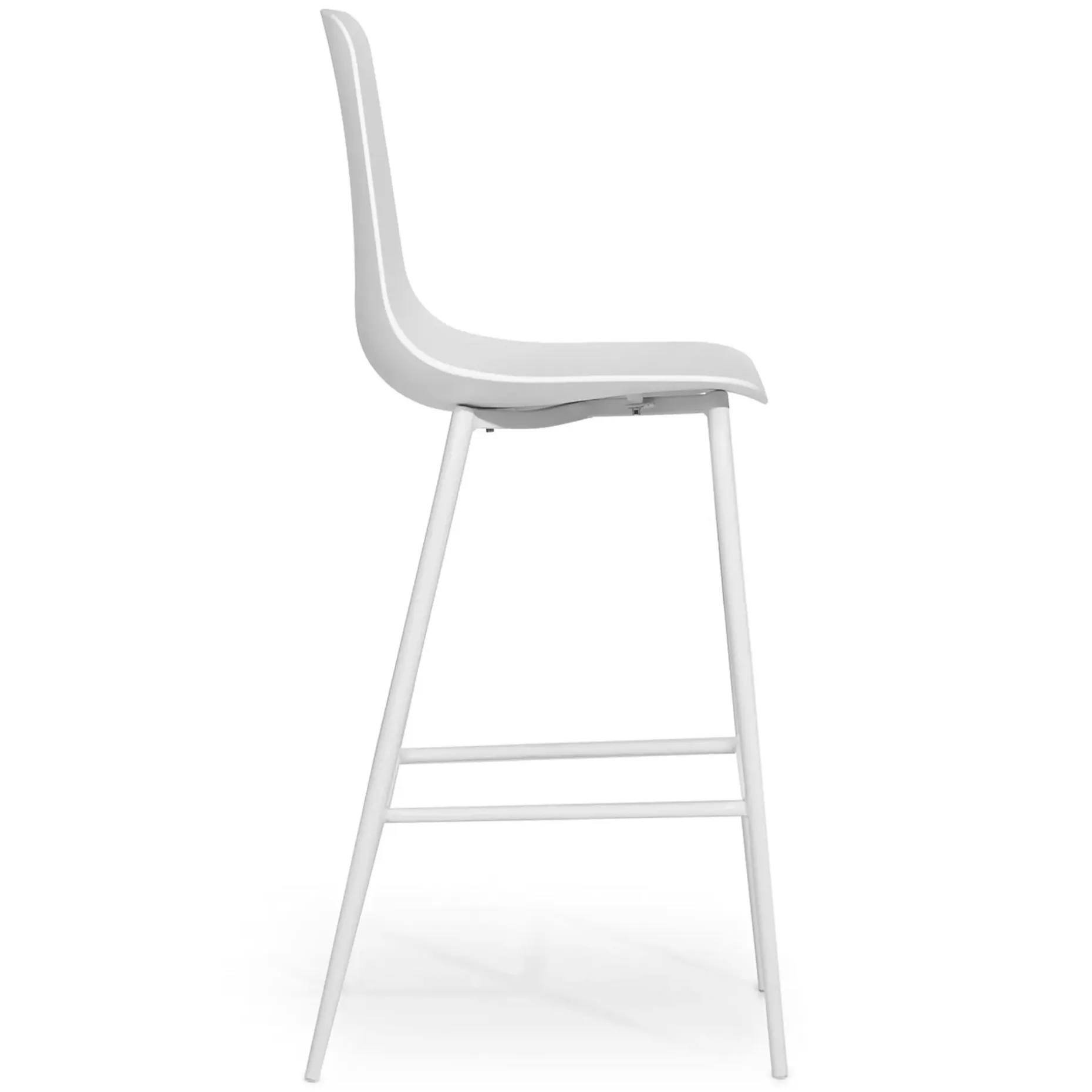 Svelti Bar Stool - Pure White