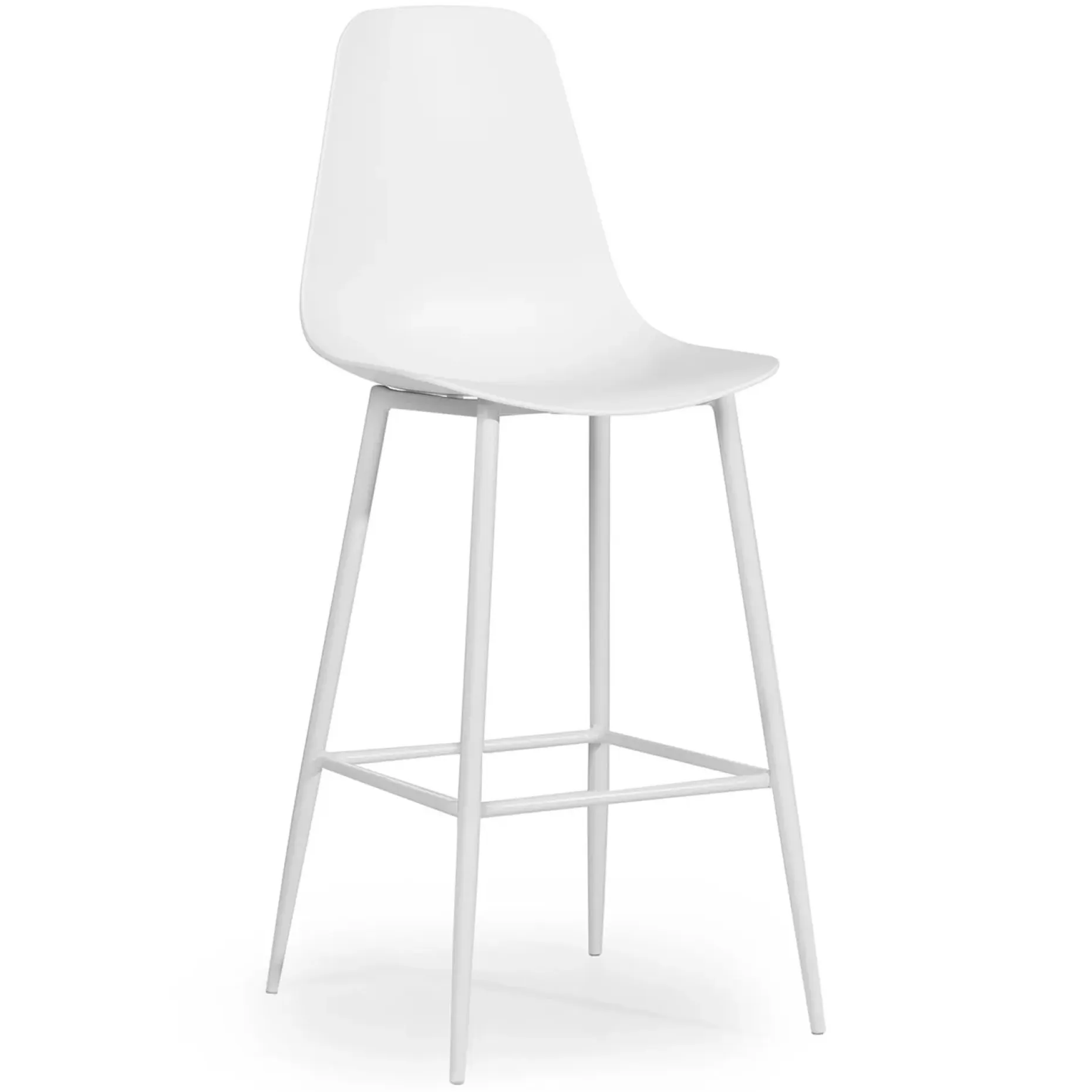 Svelti Bar Stool - Pure White