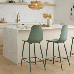 Svelti Counter Stool - Aloe Green