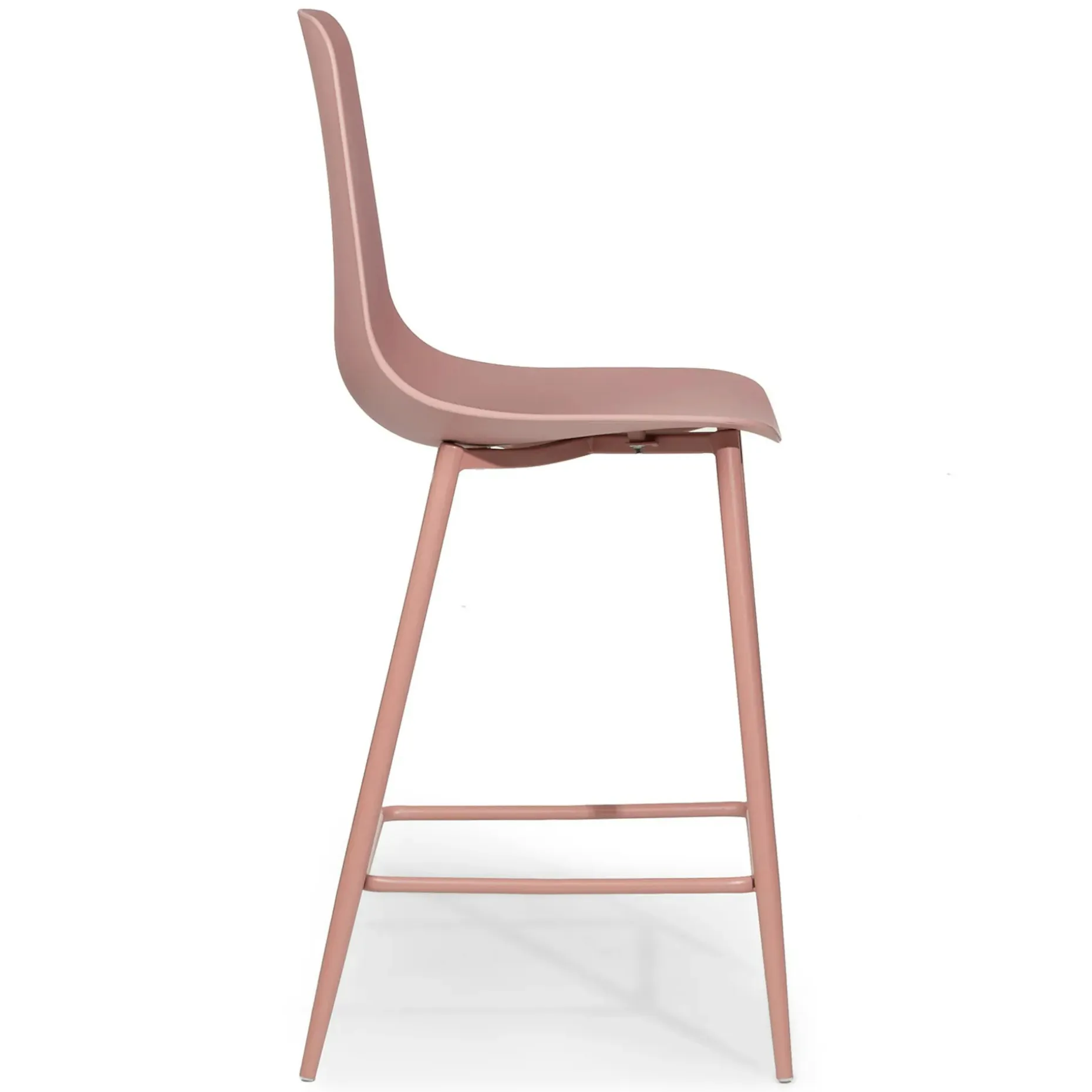 Svelti Counter Stool - Dusty Pink